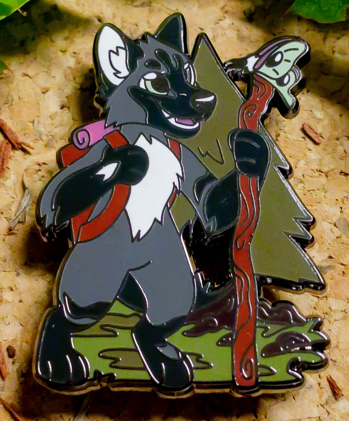 Closeup of the pin itself